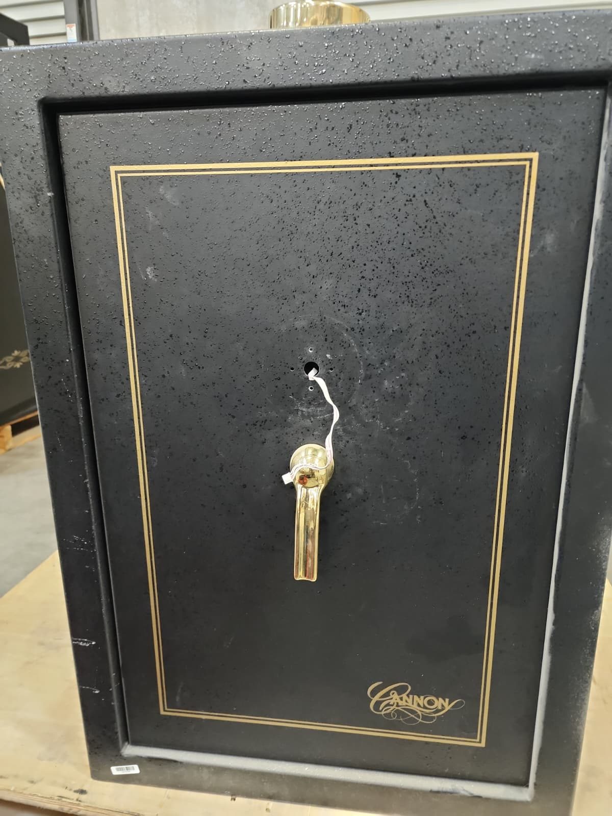 Cannon Safe gun safe with classic gold-trim insignia — Armor Lock & Safe Las Vegas service